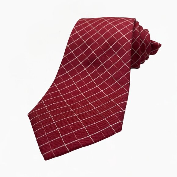 Michael Kors Other - Vintage Michael Kors Burgundy 100% Silk Tie 62" x 3.5" Tie, #364